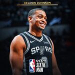 Keldon Johnson Named 2025-26 NBA Sixth Man of the Year