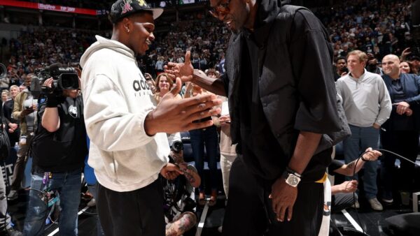 Kevin Garnett smiles at Target Center as Timberwolves ambassador