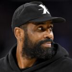 Kyrie Irving and Max Christie Dallas Mavericks practice court
