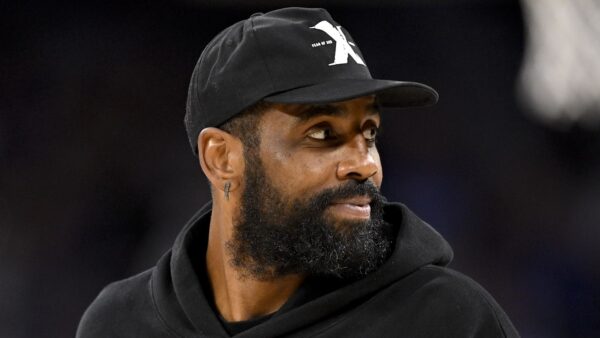 Kyrie Irving and Max Christie Dallas Mavericks practice court