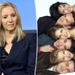 Lisa Kudrow as Phoebe Buffay on the Friends set recalling being called the sixth Friend