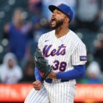 Mets relievers Luke Weaver and Devin Williams celebrate bullpen victory over Diamondbacks