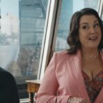 Melanie Lynskey as Debra Palmer in Matlock Season 2 Episode 14 scene with Jason Ritter