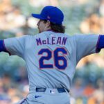 New York Mets vs San Francisco Giants players in action during an MLB game at Oracle Park