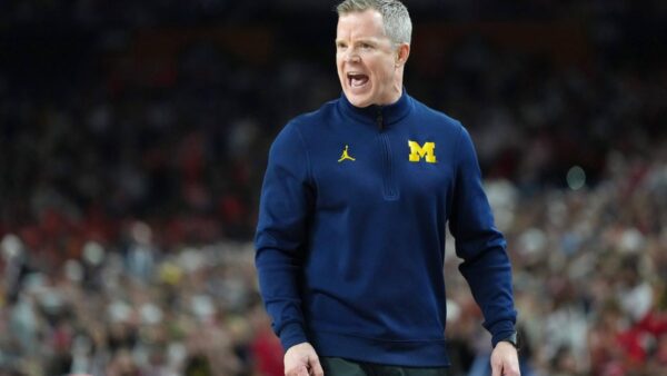Michigan coach Dusty May addresses media ahead of 2026 national championship game