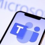 Microsoft Teams outage map showing reported issues across UK cities like London and Manchester