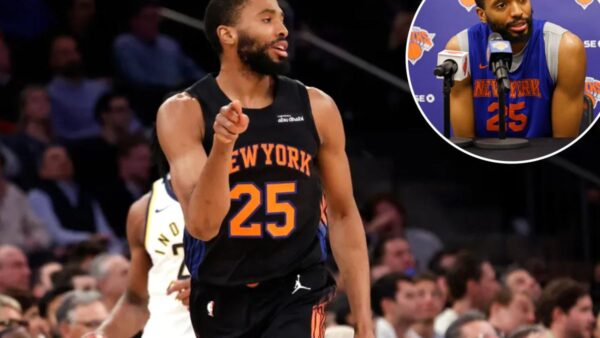 Mikal Bridges New York Knicks player aiming to elevate his game in the NBA playoffs