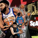 NBA 2K26 Season 6 anime theme promotional image featuring Karl-Anthony Towns and stylized graphics