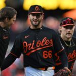Baltimore Orioles players on field during 2026 season opener with ABS system in use