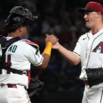 Arizona Diamondbacks closer Paul Sewald pitching in a high-leverage situation