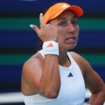 Jessica Pegula playing at the Charleston Open aiming to tie Coco Gauff's WTA title record