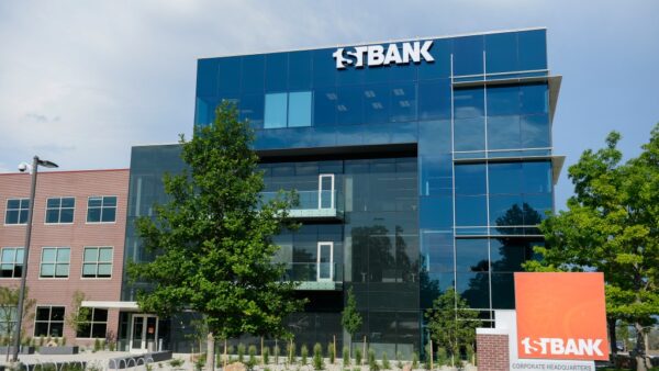 PNC Bank layoffs at FirstBank Lakewood Colorado headquarters building exterior