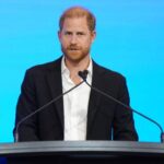 Prince Harry speaking at the InterEdge Summit on mental health in Melbourne