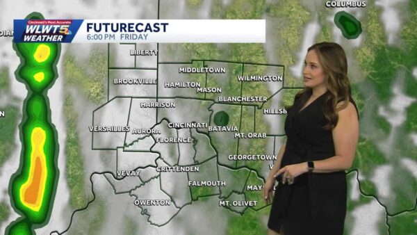 Rain and Storm Chance Friday Evening for Cincinnati