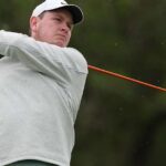 Robert MacIntyre practicing for the 2026 Masters Tournament at Augusta National