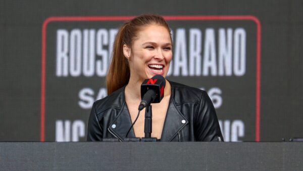 Ronda Rousey confronts Kayla Harrison at press conference before Gina Carano fight
