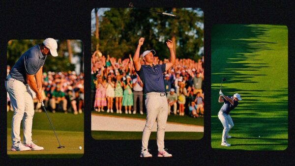 Rory McIlroy celebrates his 2025 Masters victory and career Grand Slam at Augusta National