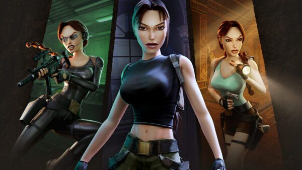 PlayStation Plus April 2026 games lineup featuring Lords of the Fallen, Sword Art Online, and Tomb Raider covers