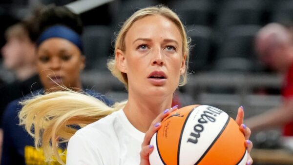 Sophie Cunningham in studio for USA Network WNBA broadcasting role 2026