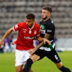 Sporting Lisbon vs Santa Clara players in action during Liga Portugal match at Jose Alvalade Stadium