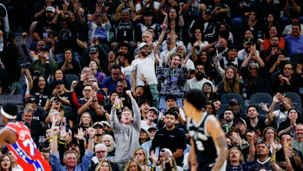 Dylan Harper in San Antonio Spurs uniform after 2025 NBA Draft