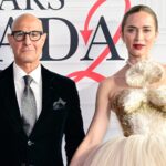 Emily Blunt and Stanley Tucci on The Devil Wears Prada 2 set