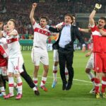 Stuttgart vs Freiburg DFB-Pokal semifinal match action