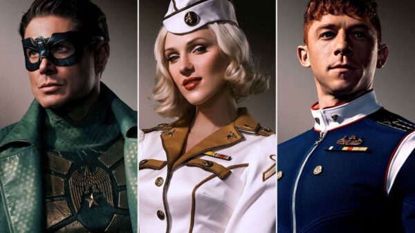 The Boys Season 5 scene hinting at the Vought Rising prequel story with Soldier Boy and Stormfront