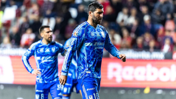 Tigres UANL players face Seattle Sounders in Concacaf Champions Cup quarterfinal action at Estadio Universitario