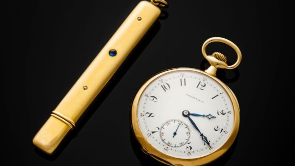 Gold Patek Philippe pocket watch owned by Titanic victim John Jacob Astor IV on auction block