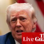 President Donald Trump announcing extension of Iran energy threat deadline