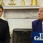 Former President Donald Trump speaking about Iran and European allies