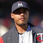 Minnesota Twins pitcher Taj Bradley throwing a high-velocity fastball in his 2026 season debut