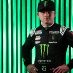Ty Gibbs driving the No. 54 Toyota Camry at Bristol Motor Speedway seeking his first NASCAR Cup win