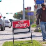 U.S. economy adds 303000 jobs in March jobs report chart showing unemployment rate