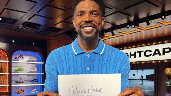 Udonis Haslem during a Miami Heat game reflecting on his career