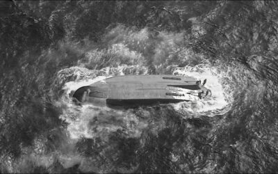 US Coast Guard HC-130 airplane searches for overturned vessel near Saipan