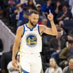 Stephen Curry and DeMar DeRozan in Warriors vs Kings NBA season finale game