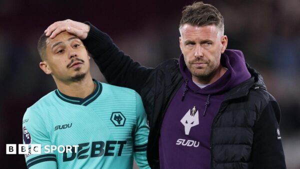 Wolves relegated from Premier League after dismal season - Wolverhampton Wanderers players looking dejected