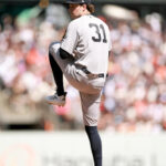 New York Yankees pitcher Cam Schlittler winds up during a game against the Seattle Mariners at T-Mobile Park