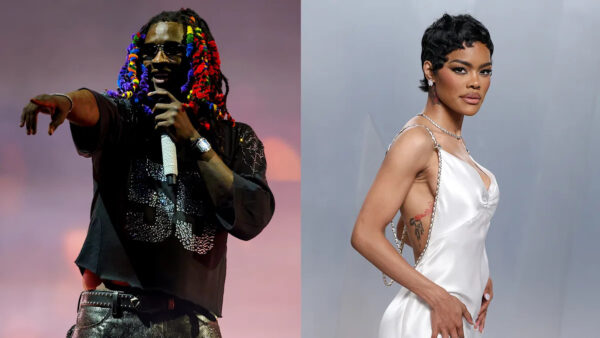 Young Thug calls out Teyana Taylor from the Coachella stage during his performance