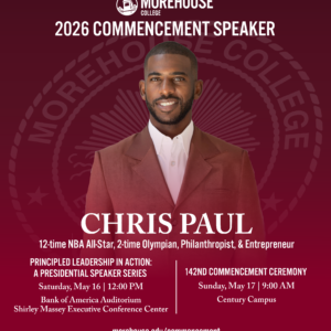 Chris Paul to Speak at Morehouse College's 2026 Commencement
