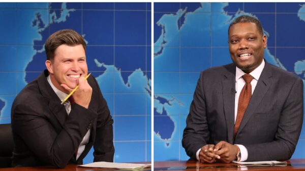 Colin Jost Reflects on Fearful Joke Swaps with Michael Che