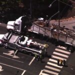 Damaged Scrap Metal Truck Disrupts Traffic and Causes Power Outage