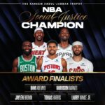 Harrison Barnes Among Finalists for NBA Social Justice Champion Award