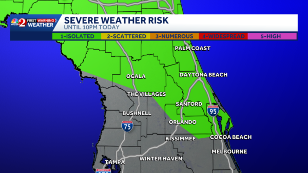 Severe Weather Forecast for Central Florida This Weekend