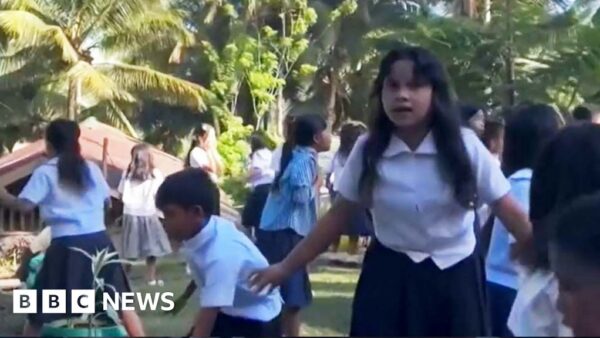 Magnitude-7.8 Earthquake Causes School Structure Collapse in Philippines